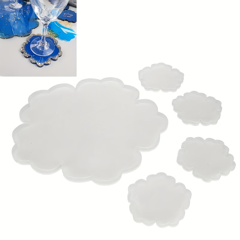 5pcs Mirror Large Flower Small - Resin Art Guide review and price