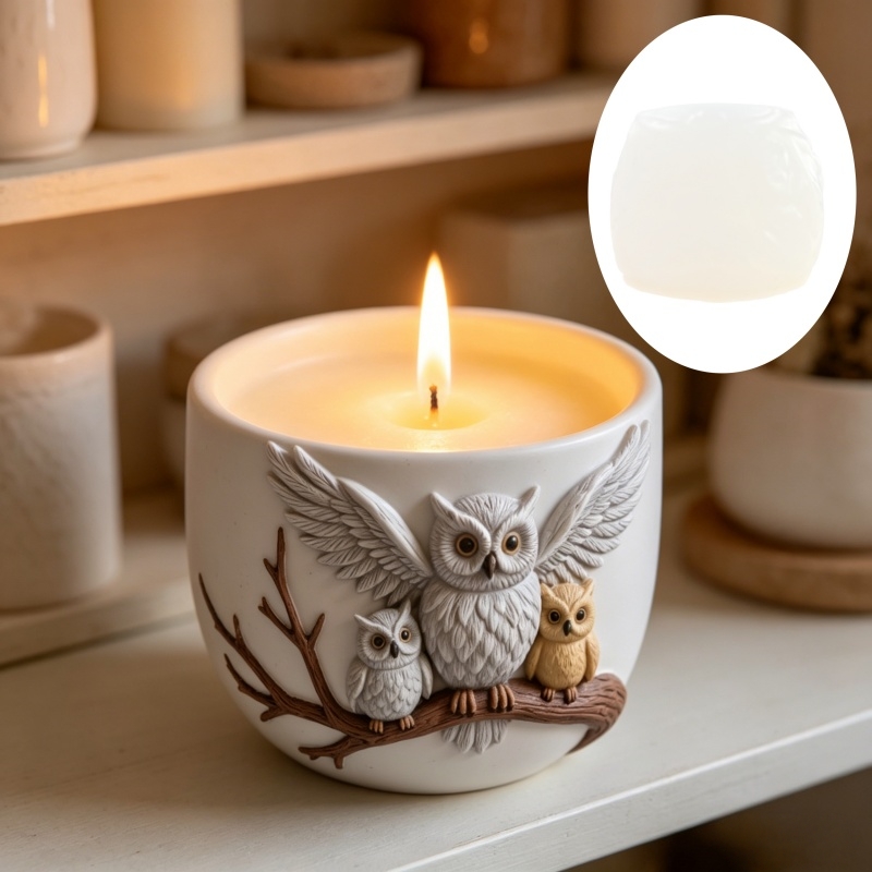 The owl standing on the branch - Resin Art Stand review and price
