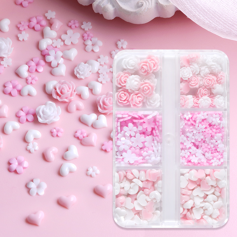 Pink White Rose Flowers Resin  - Resin Art Rose Petals review and price