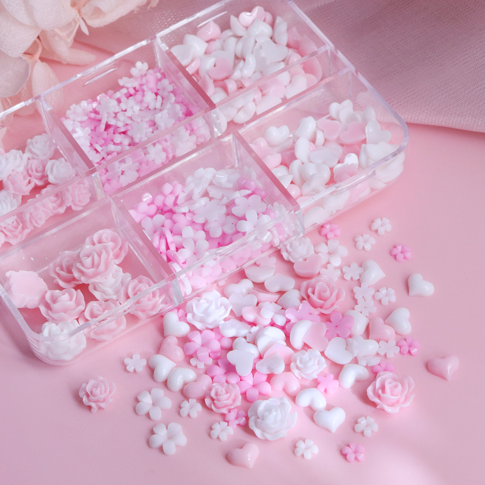 Pink White Rose Flowers Resin  - Resin Art Rose Petals review and price