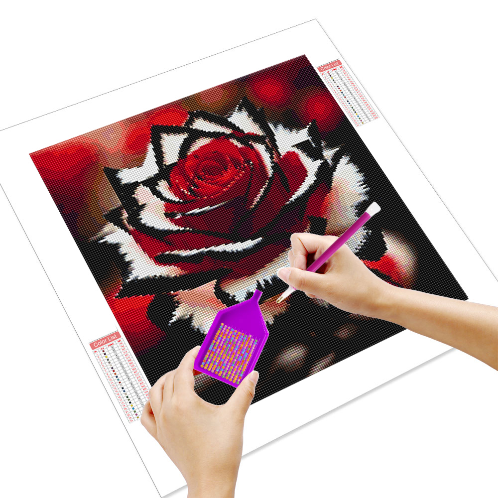 HUACAN 1pcs Diamond Painting R - Resin Art Rose Petals review and price