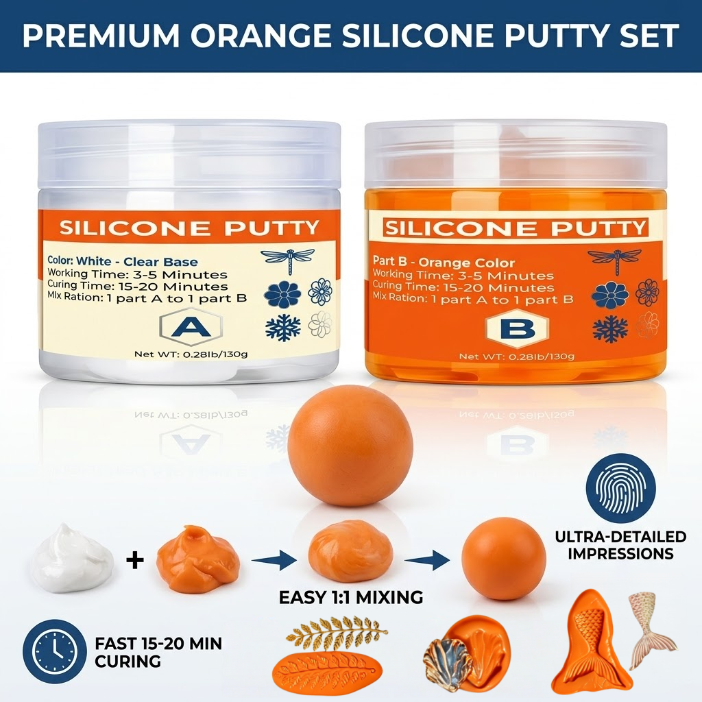 260g/120g Silicone Putty DIY C - Resin Art Guide review and price