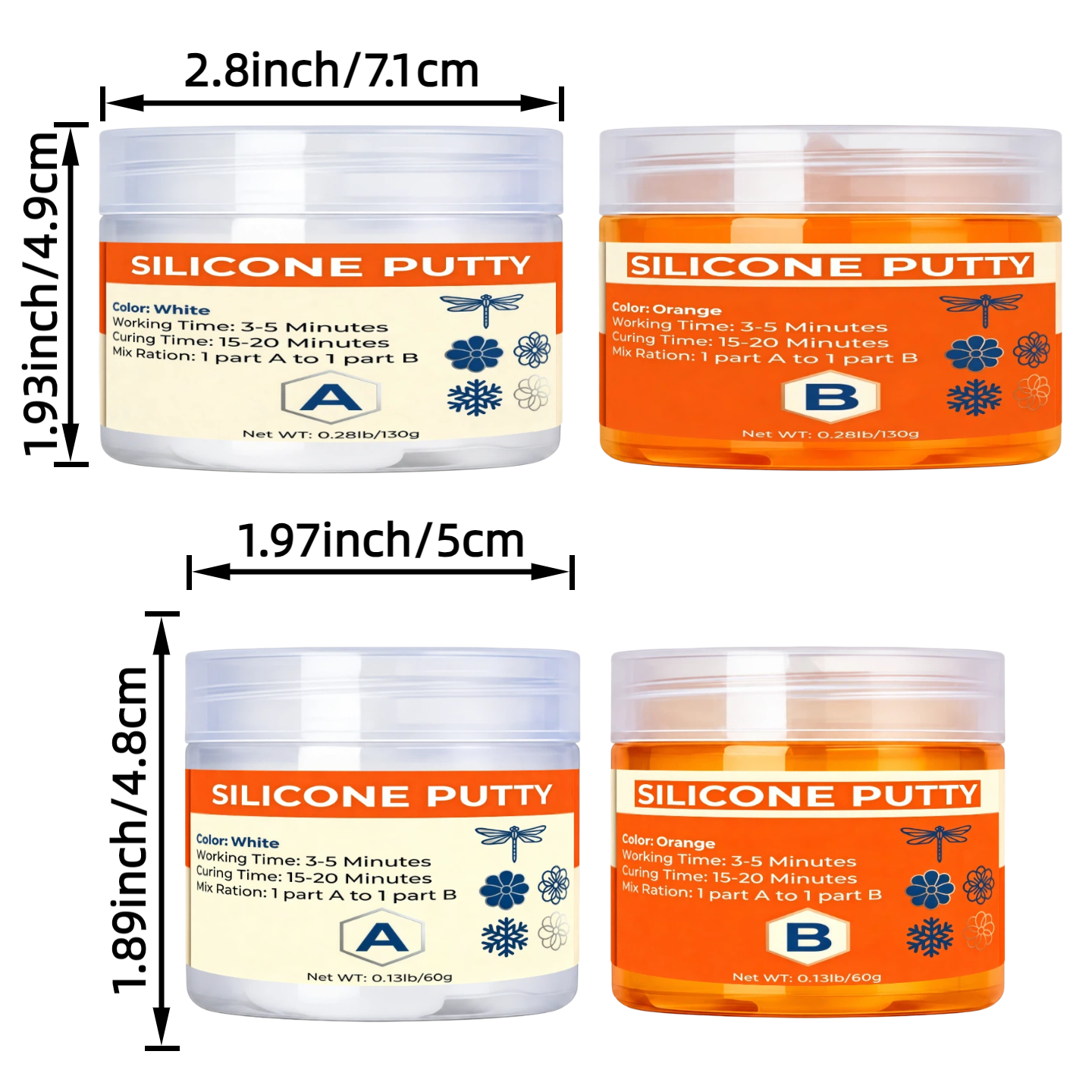 260g/120g Silicone Putty DIY C - Resin Art Guide review and price