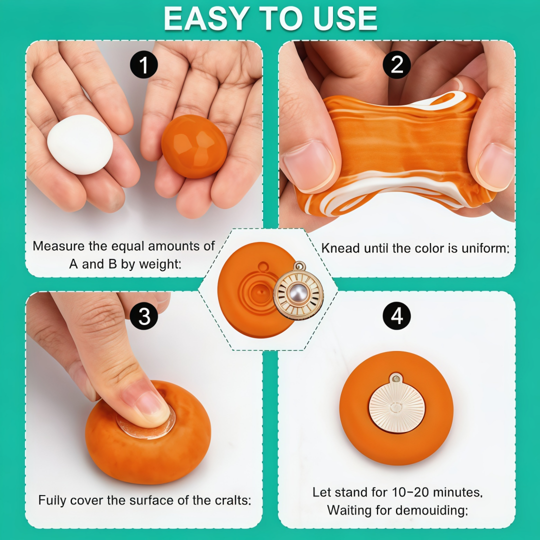 260g/120g Silicone Putty DIY C - Resin Art Guide review and price