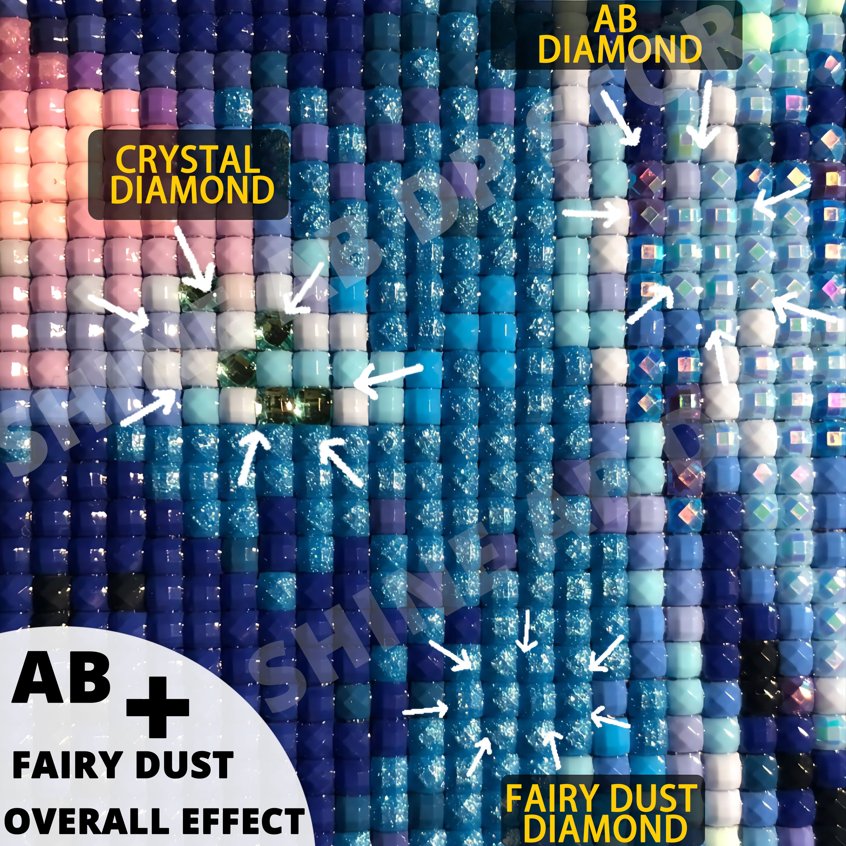 Resin Fairy Dust AB Diamond Pa - Resin Art With Rose review and price