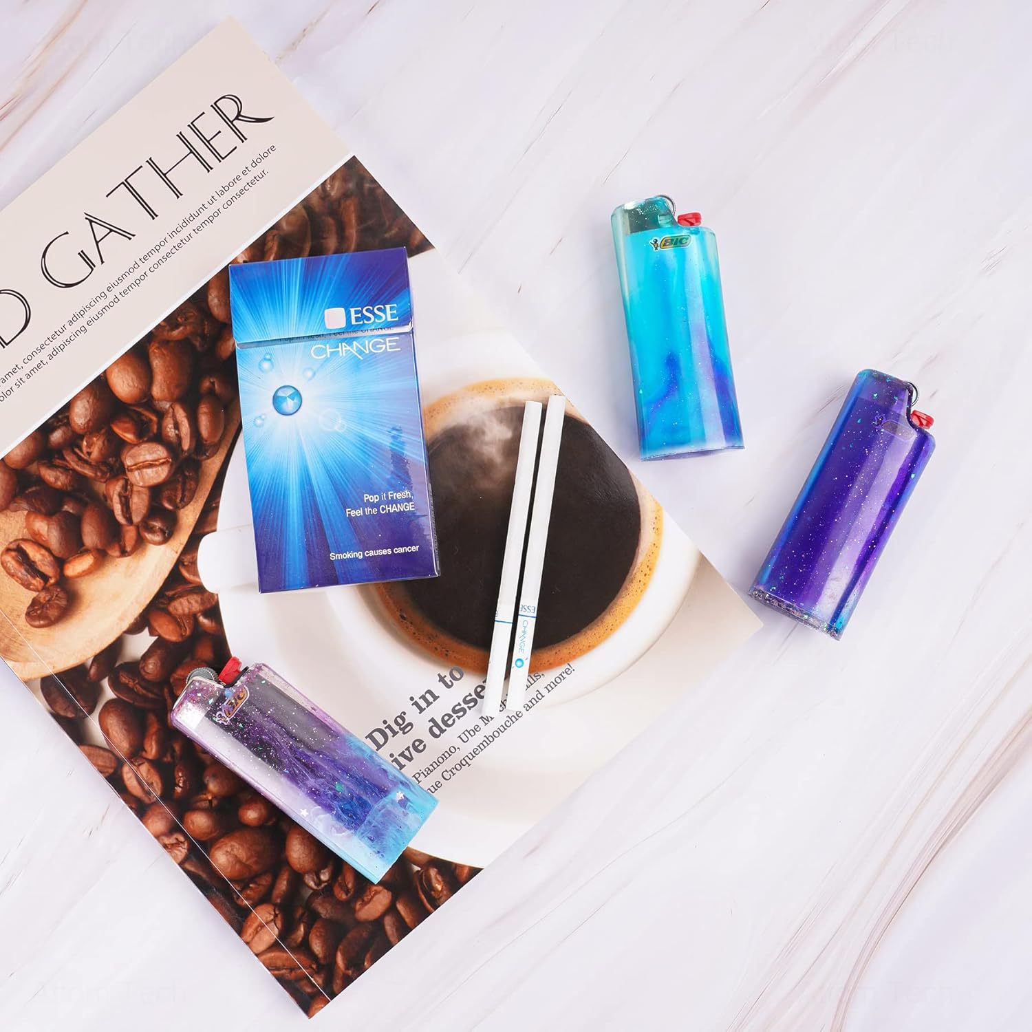 DIY Lighter Case Cover Silicon - Resin Art Guide review and price