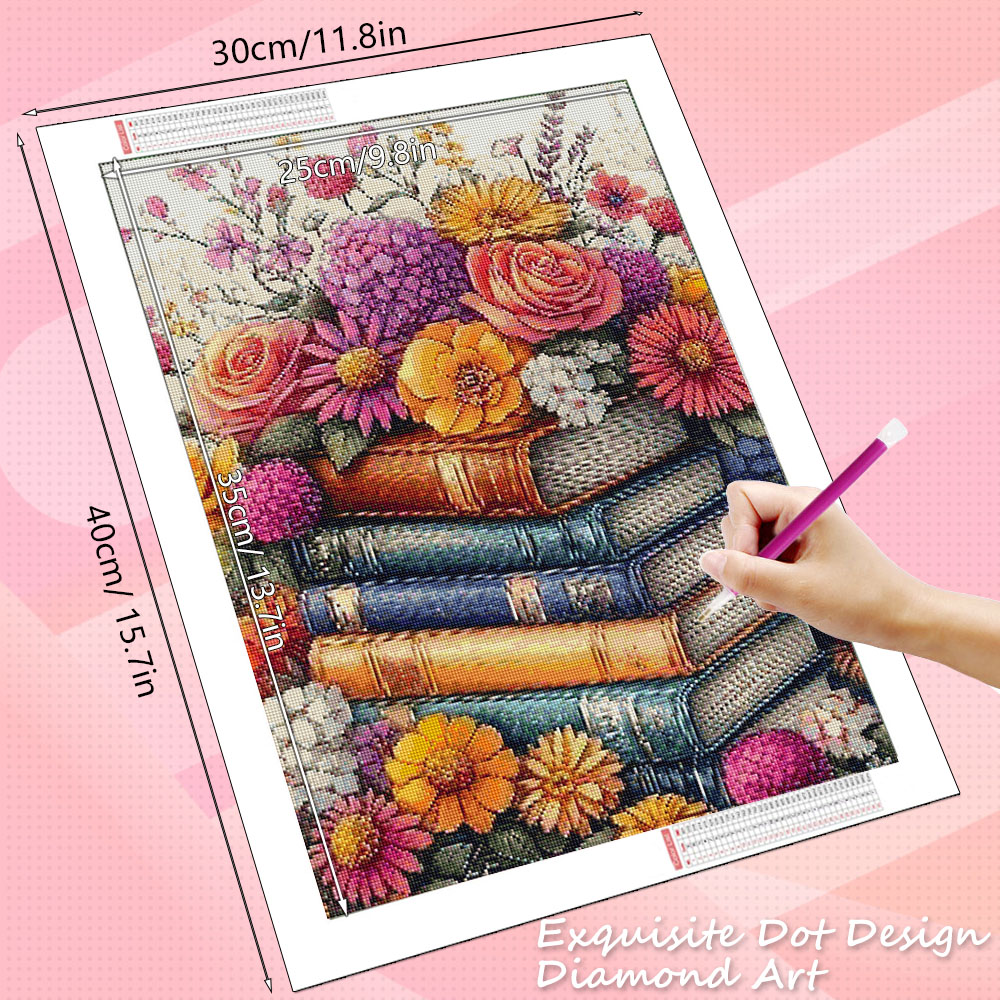HUACAN Diamond Mosaic News 202 - Resin Art With Rose review and price