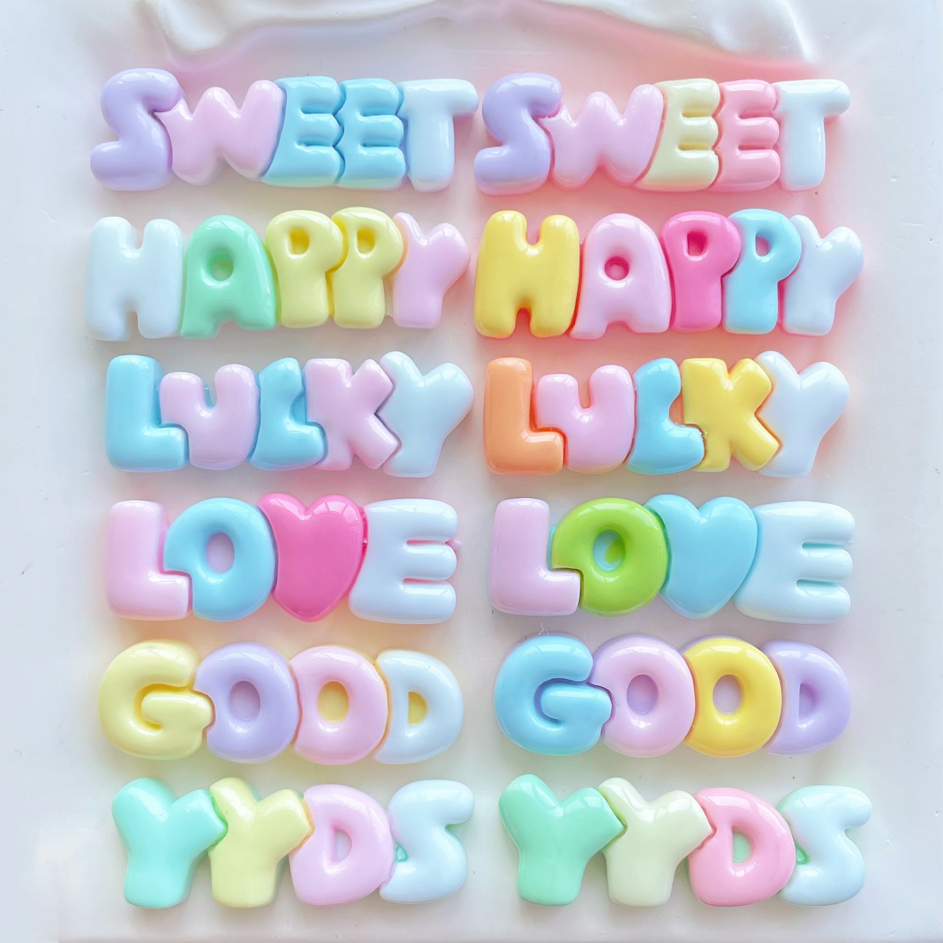10-30Pcs Color Letter Planar R - Resin Art Letter Keychain review and price