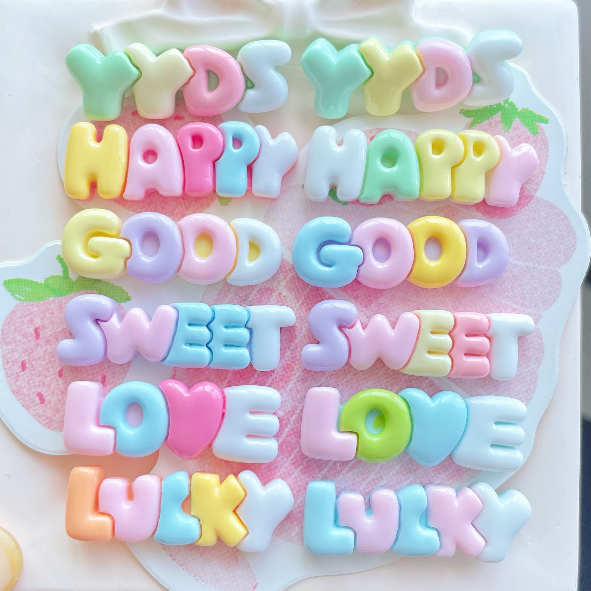 10-30Pcs Color Letter Planar R - Resin Art Letter Keychain review and price