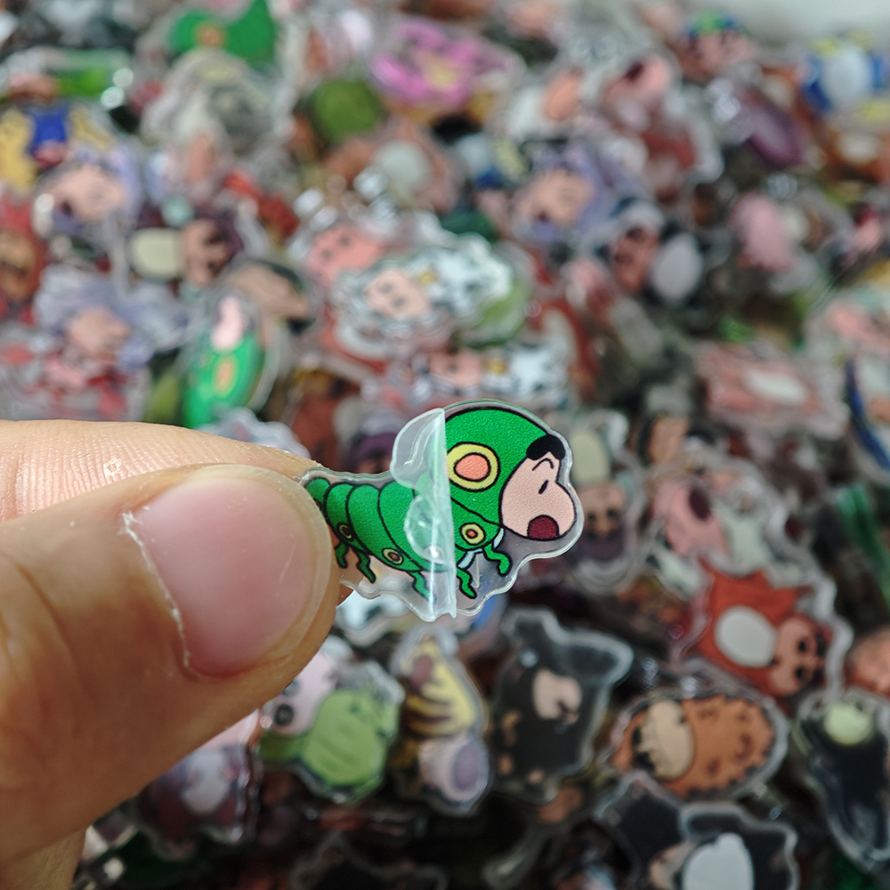 50pcs/set Cartoon Crayon Shin- - Resin Art Case review and price