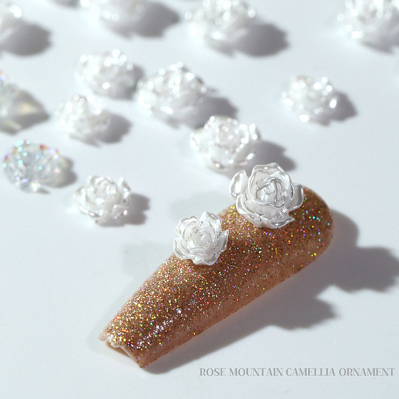 Mix 50PCS 6/8/10MM White Rose  - Resin Art Rose Petals review and price