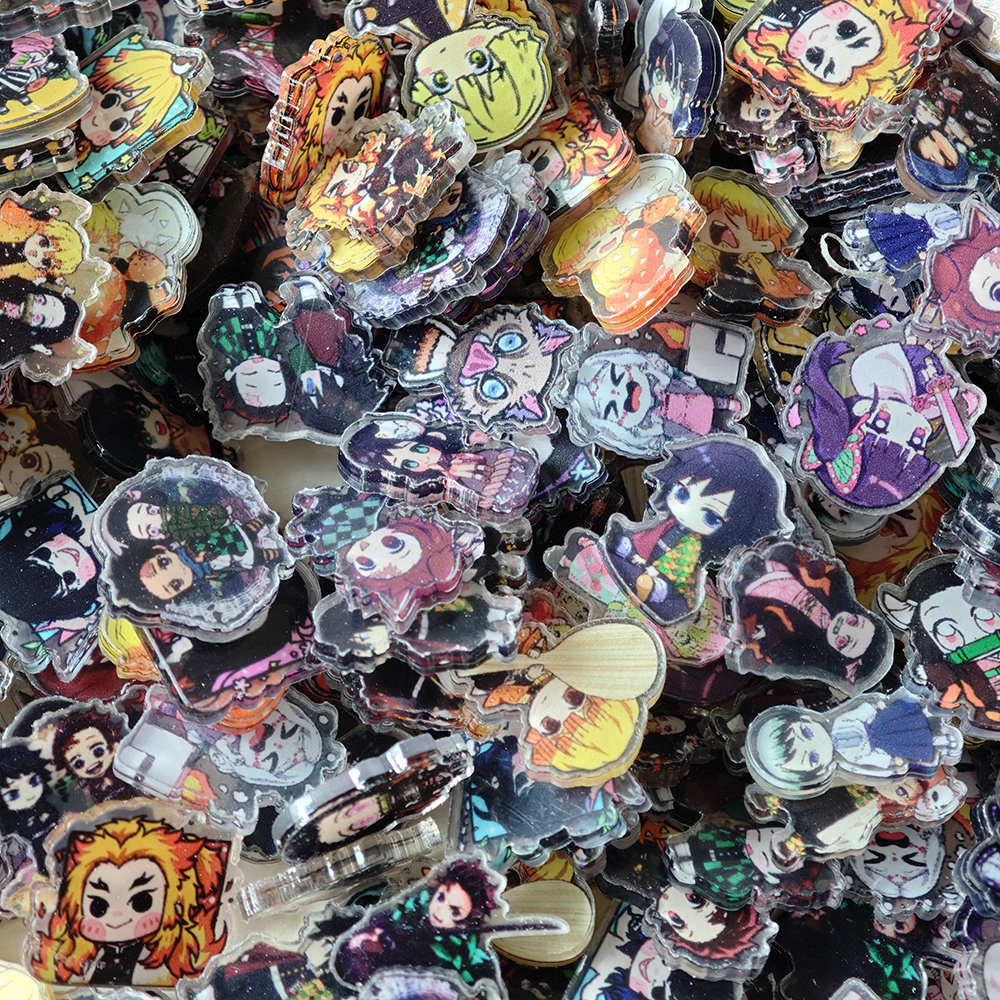 50pcs/set Demon Slayer Anime R - Resin Art Case review and price