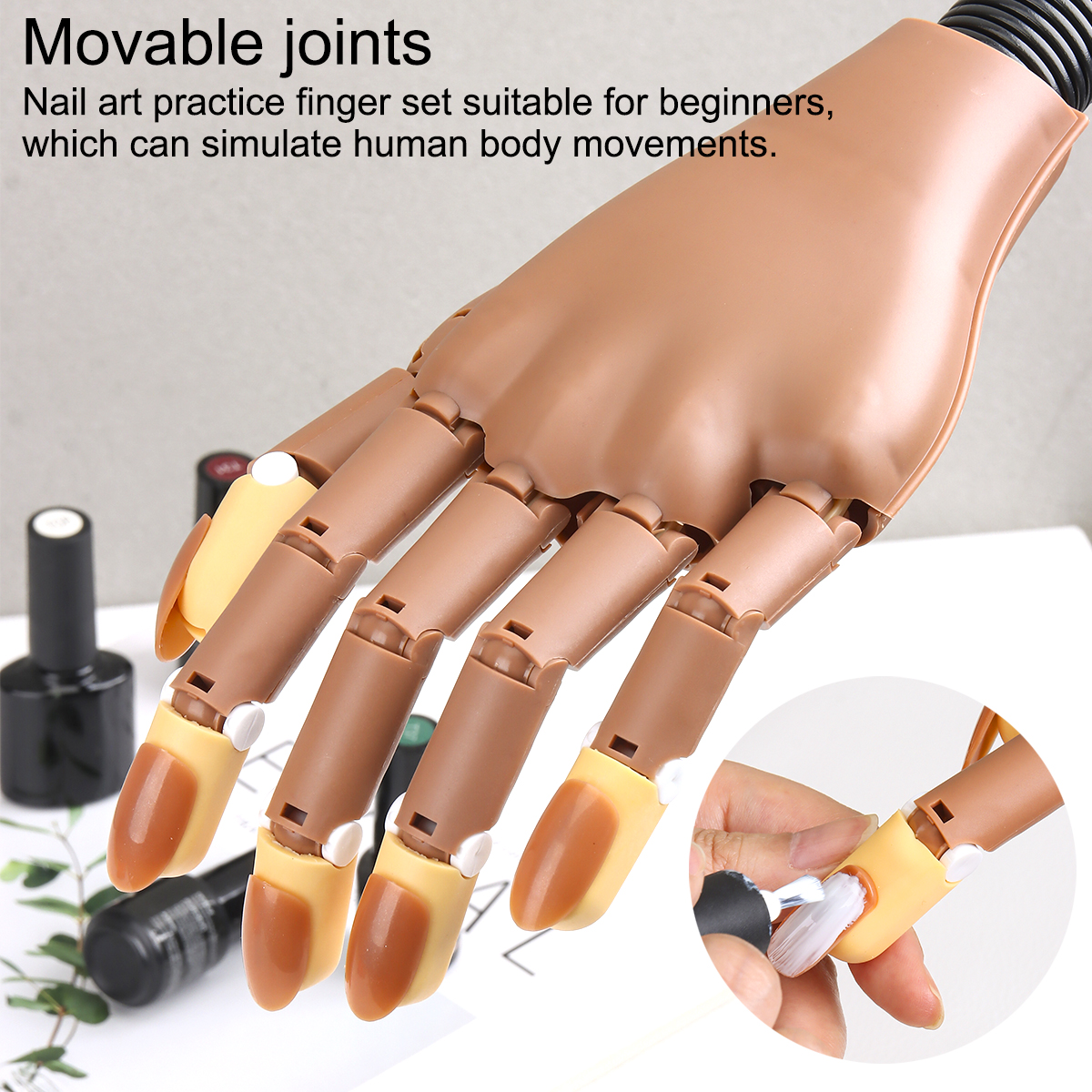Nail art prosthetic hand pract - Resin Art Stand review and price
