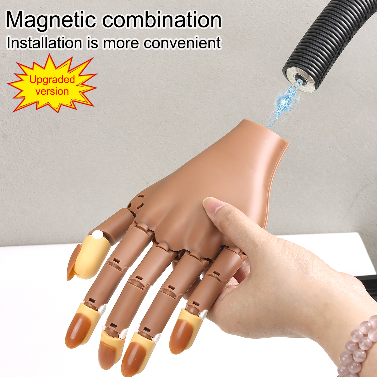 Nail art prosthetic hand pract - Resin Art Stand review and price