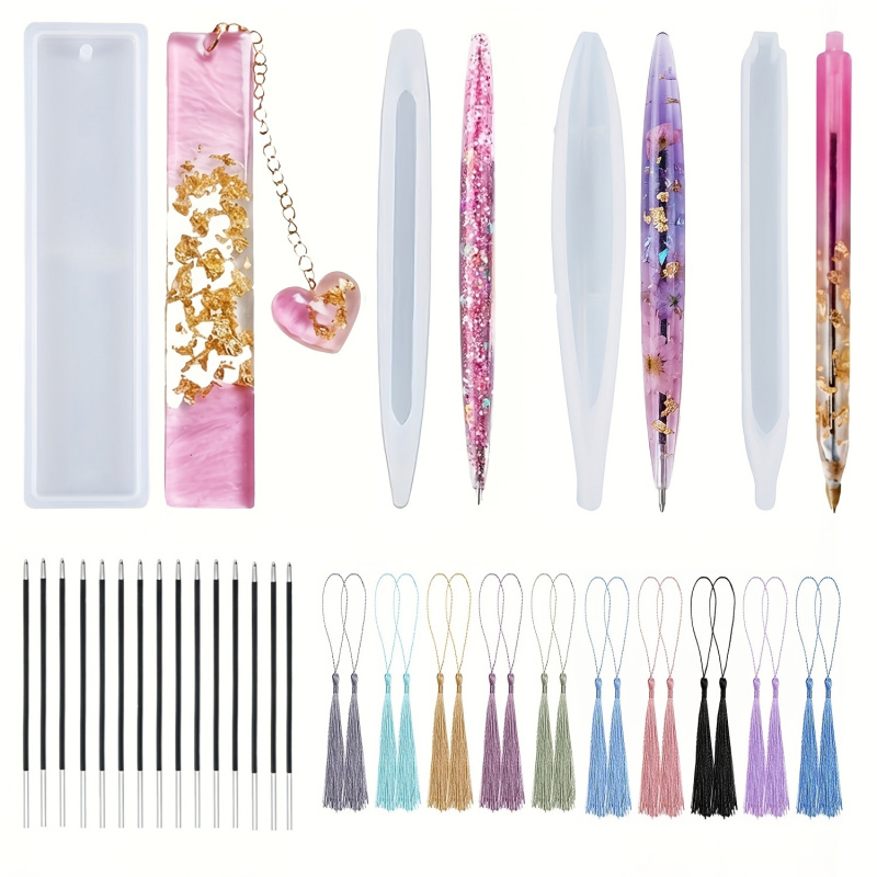 39Pen and bookmark silicone mo - Resin Art Guide review and price