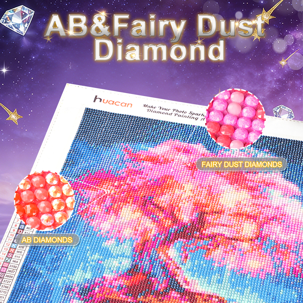 HUACAN Diamond Art Painting Ro - Resin Art With Rose review and price