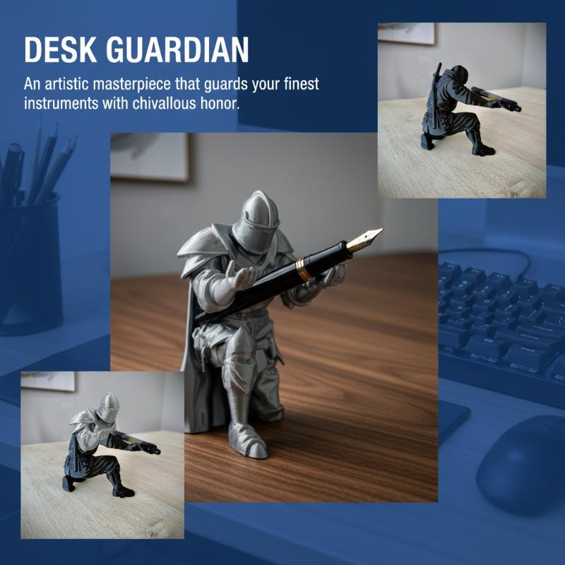 Knight Pen Holder Resin Mediev - Resin Art Stand review and price