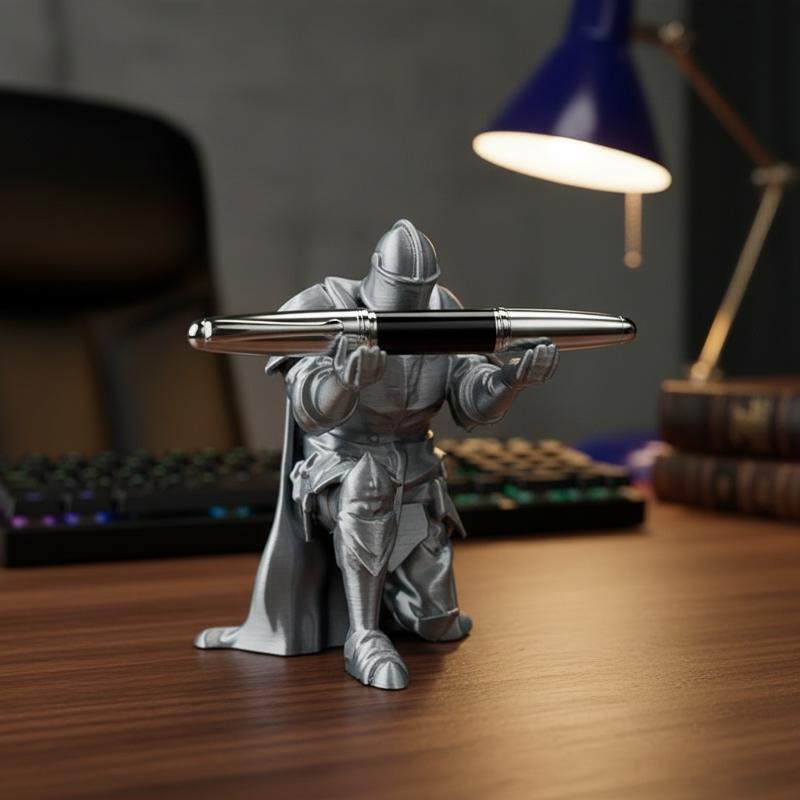 Knight Pen Holder Resin Mediev - Resin Art Stand review and price