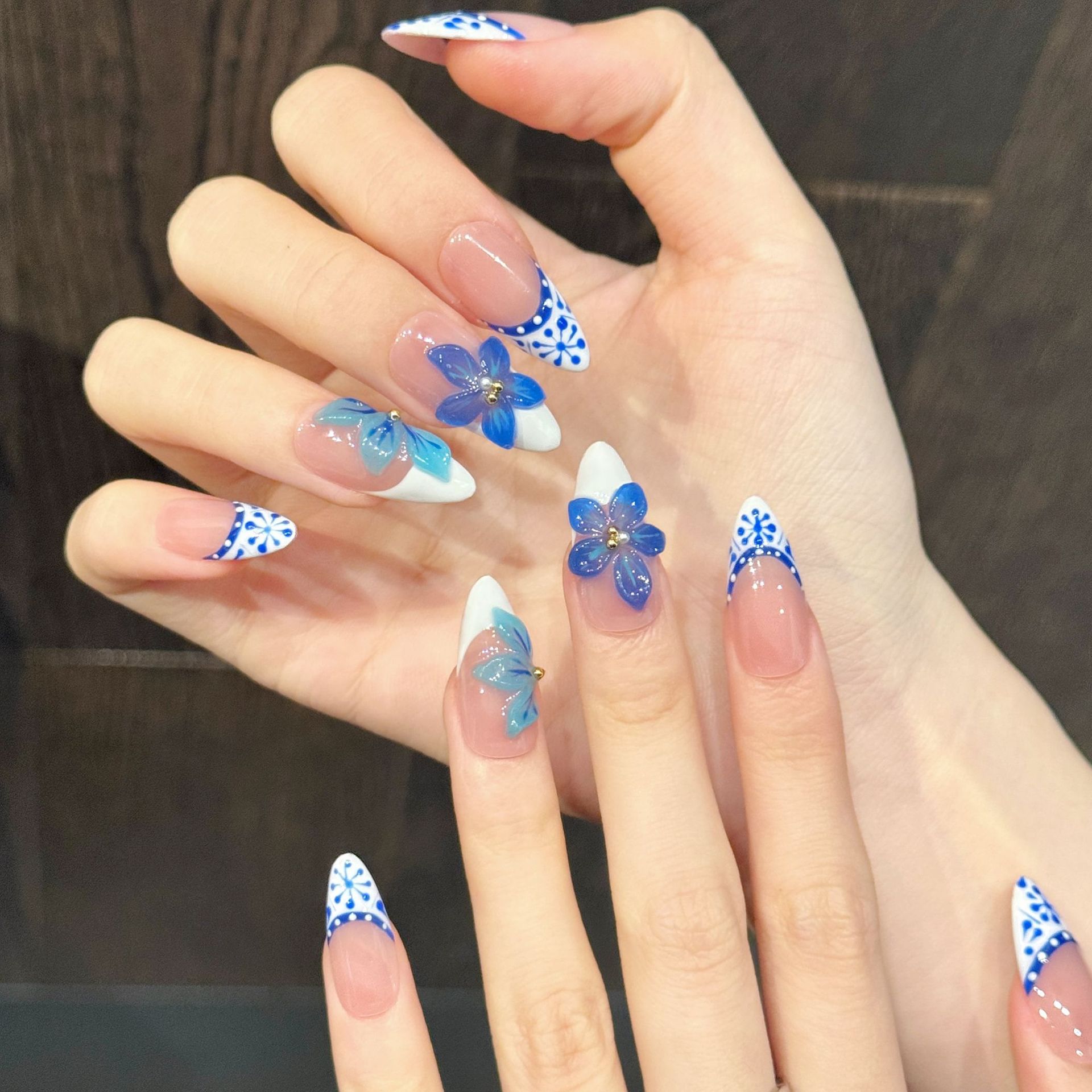 10pcs Pure Hand Pressed Almond - Resin Art Of Flowers review and price