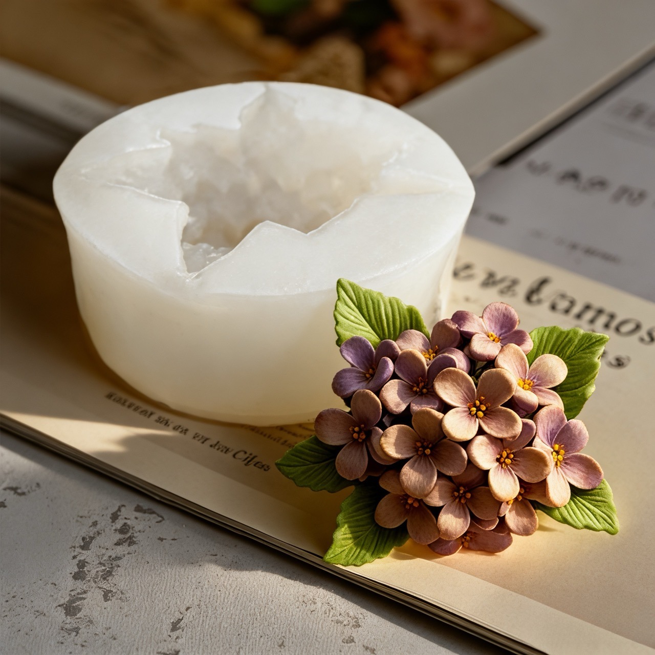 2-Piece 3D Rose and Lilac Sili - Resin Art With Rose review and price