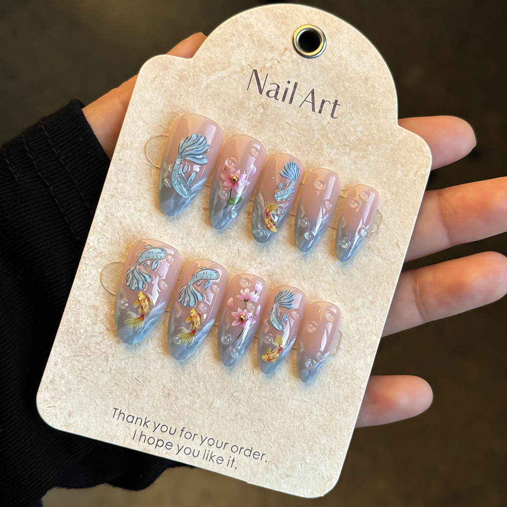 24pcs hot selling koi nail art - Resin Art Of Flowers review and price