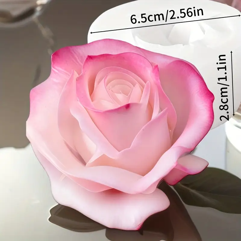 1 Piece 3D Rose Silicone Mold  - Resin Art Rose Petals review and price