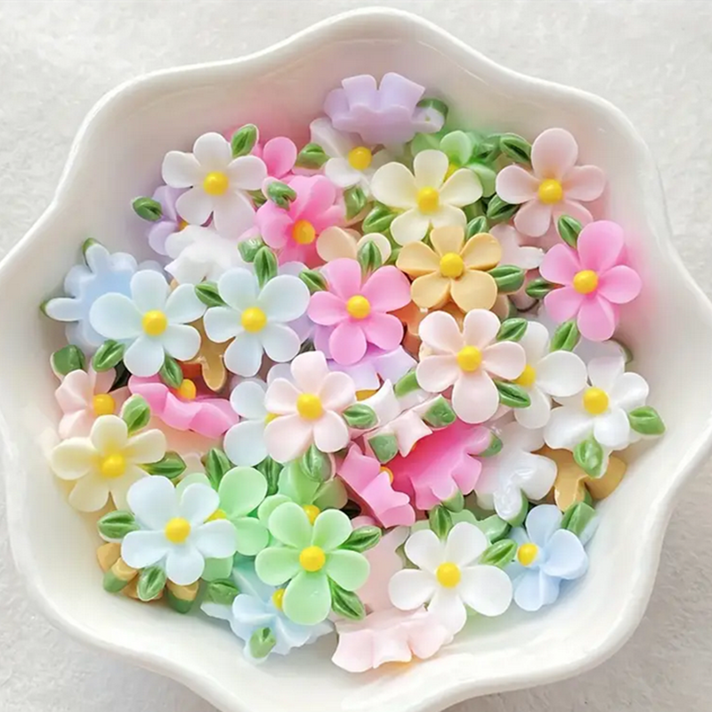 60pcs Mixed Resin Mini Colorfu - Resin Art With Rose review and price