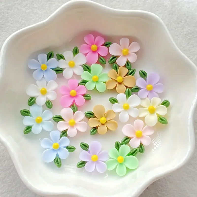 60pcs Mixed Resin Mini Colorfu - Resin Art With Rose review and price