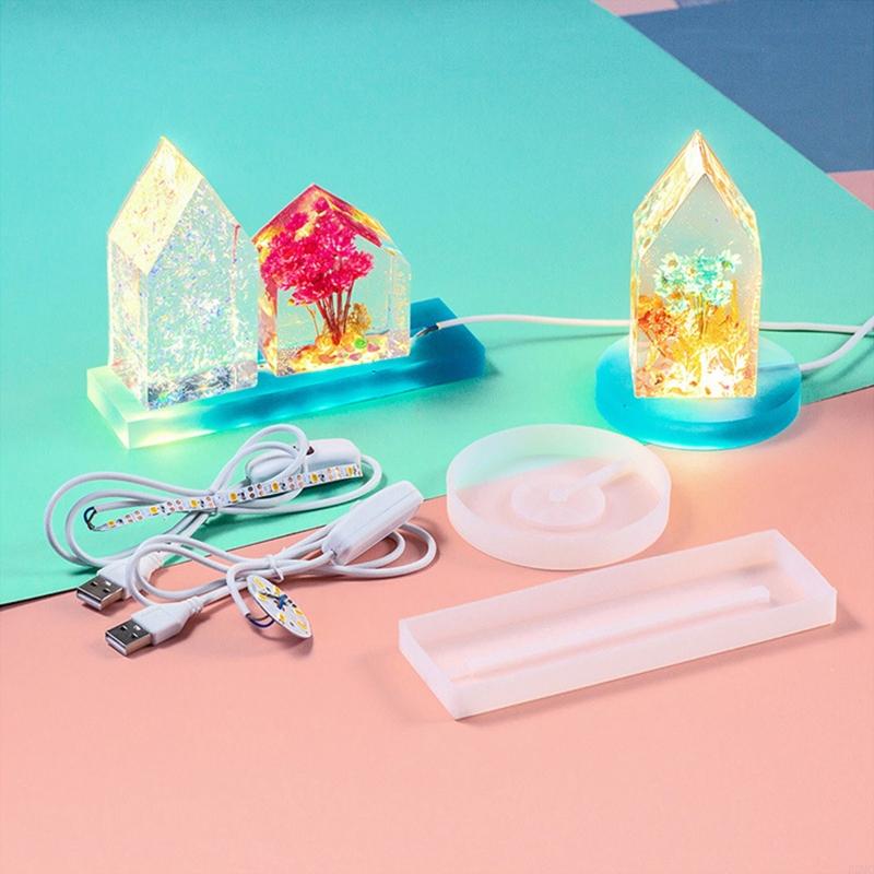 R3MC Silicone Mold with LED Li - Resin Art Stand review and price