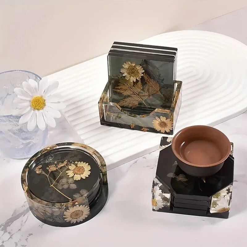 Coaster Resin Molds Set Includ - Resin Art Case review and price