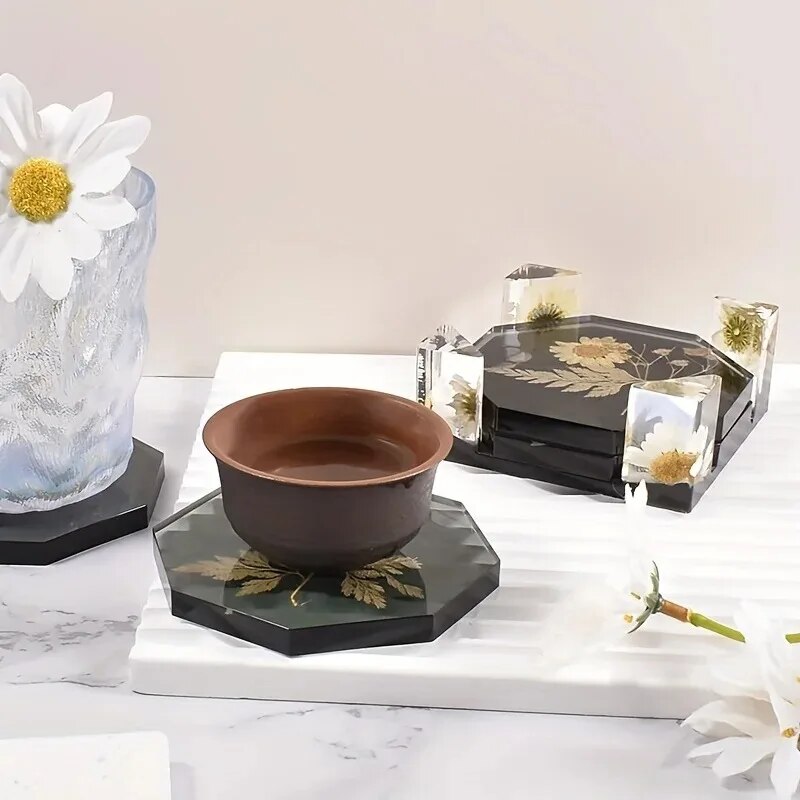 Coaster Resin Molds Set Includ - Resin Art Case review and price