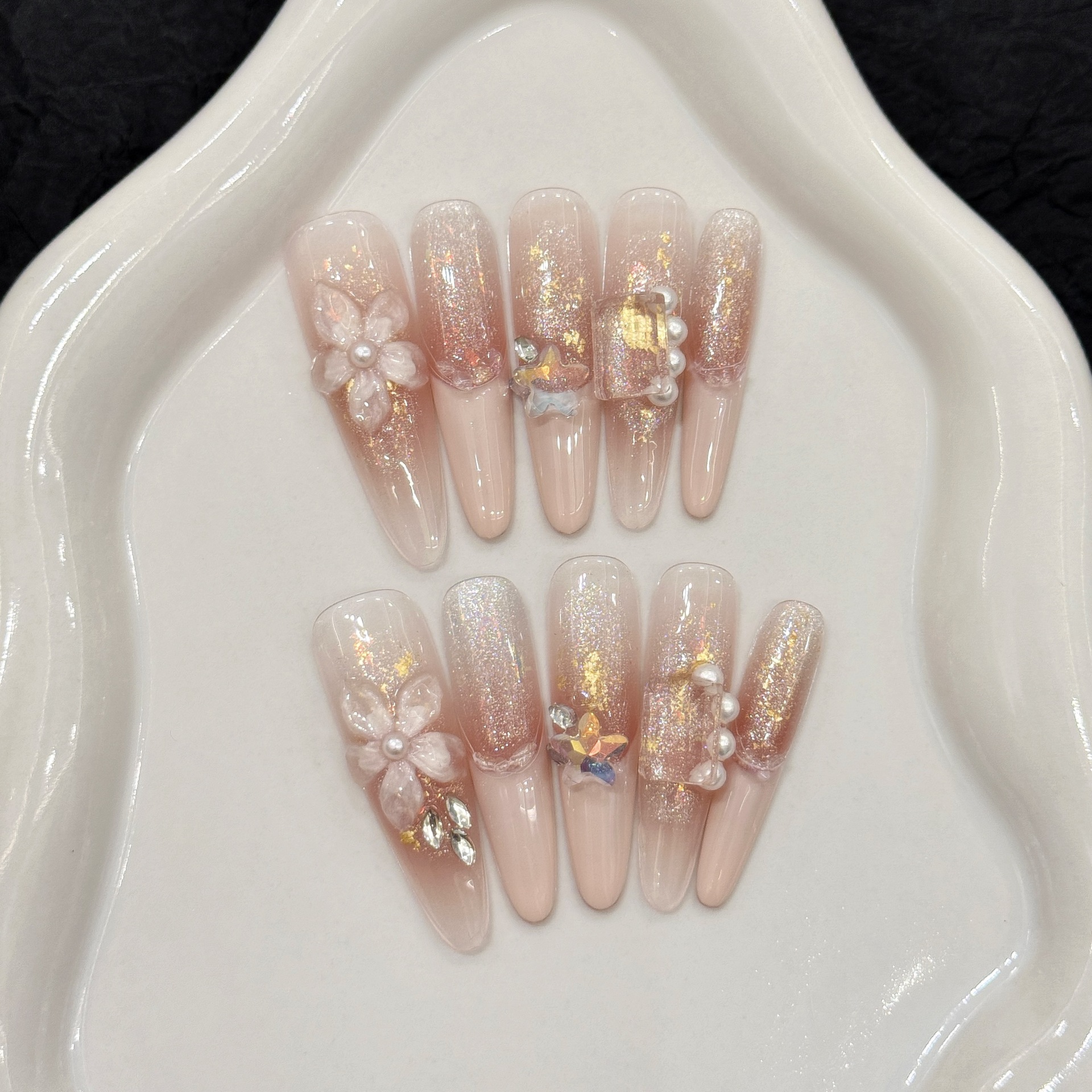 10pcs Pure Hand Pressed Stilet - Resin Art Of Flowers review and price