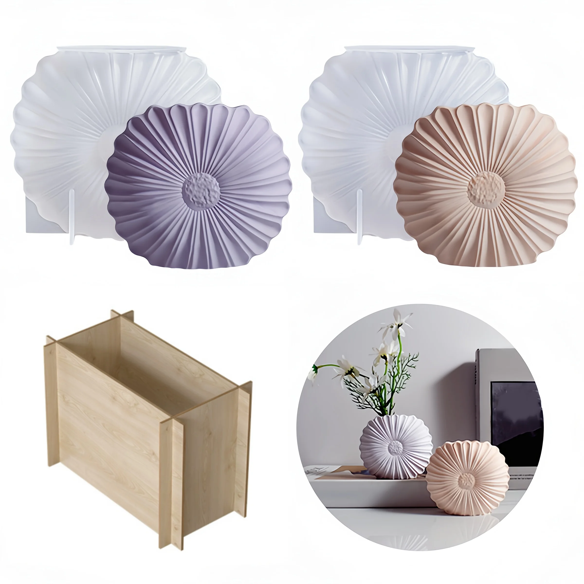 Irregular Half-Circle Silicone - Resin Art Stand review and price