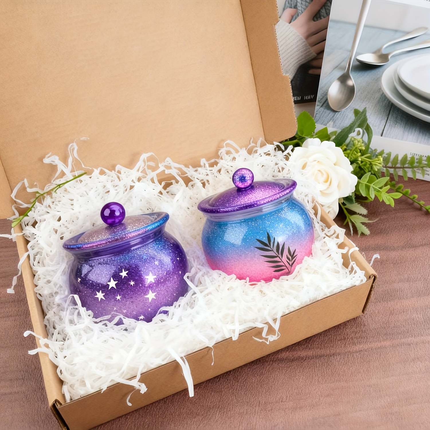 1 set of round resin can molds - Resin Art Case review and price
