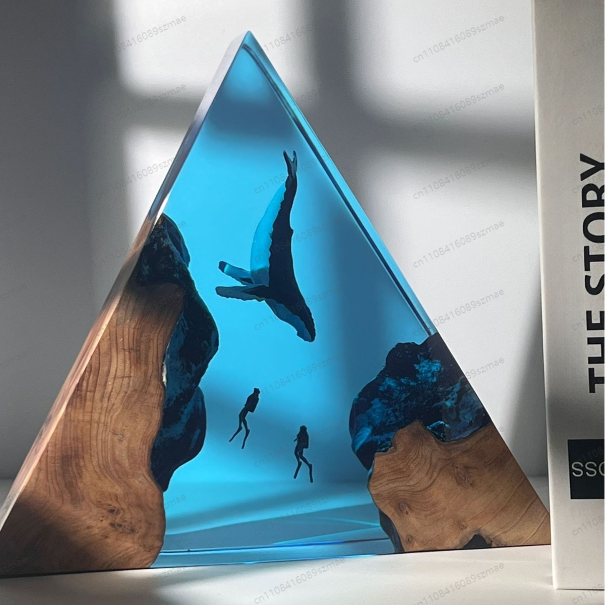 Diver Desktop Ornament Ocean A - Resin Art Gift For Birthday review and price