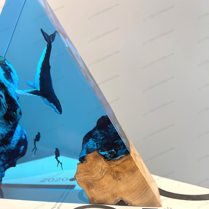 Diver Desktop Ornament Ocean A - Resin Art Gift For Birthday review and price