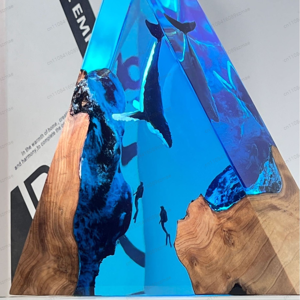 Diver Desktop Ornament Ocean A - Resin Art Gift For Birthday review and price