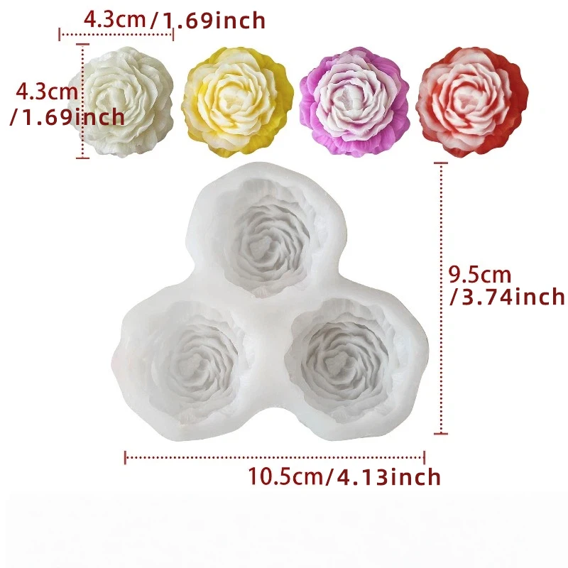 Peony Flower Candle Silicone M - Resin Art Guide review and price
