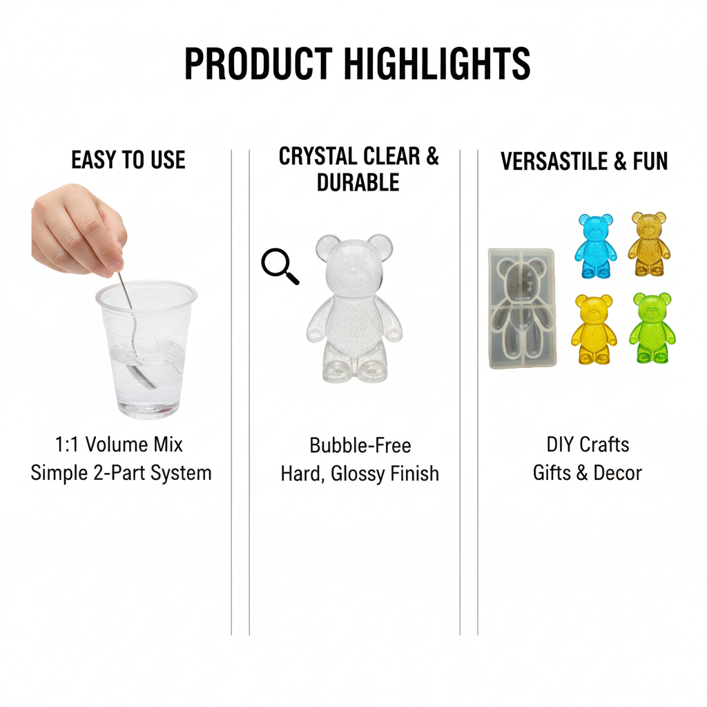 DIY Crystal Epoxy Resin Kit wi - Resin Art Stand review and price